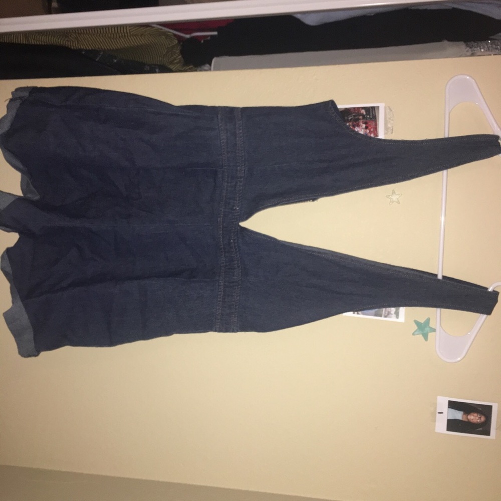 denim romper!